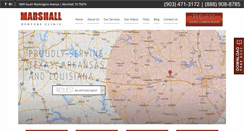 Desktop Screenshot of marshalldentureanddentalclinic.com