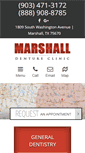 Mobile Screenshot of marshalldentureanddentalclinic.com